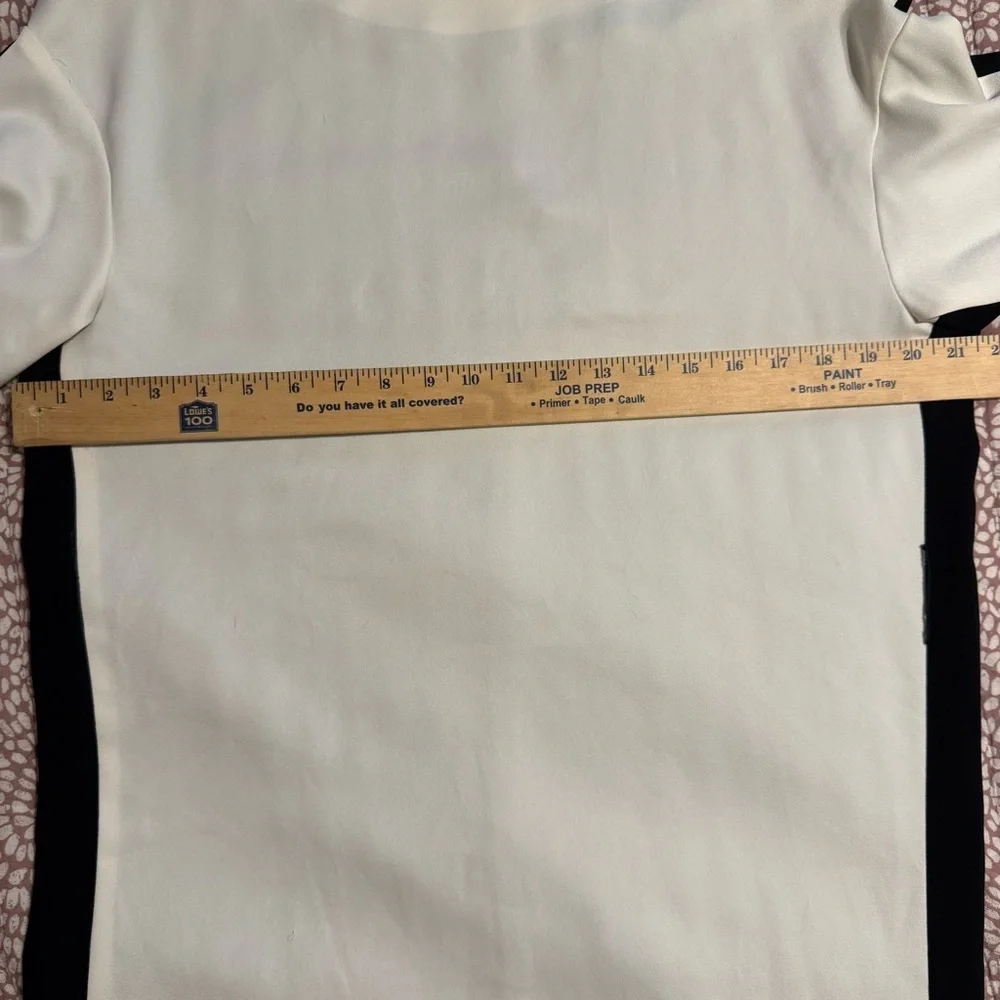 ✨ Marella Black & White Long Sleeve Shift Dress –‎ Size 10 ✨